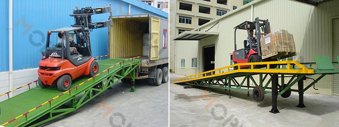 mobile loading dock ramp