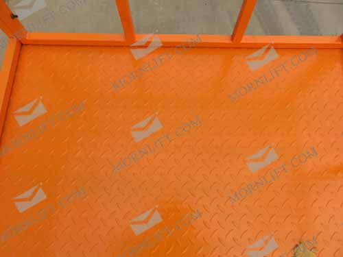 mobile scissor lift plate