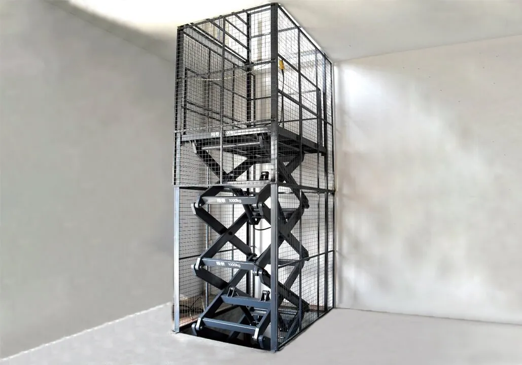 Hydraulic Lift Table - MORN LIFT cargo lift application