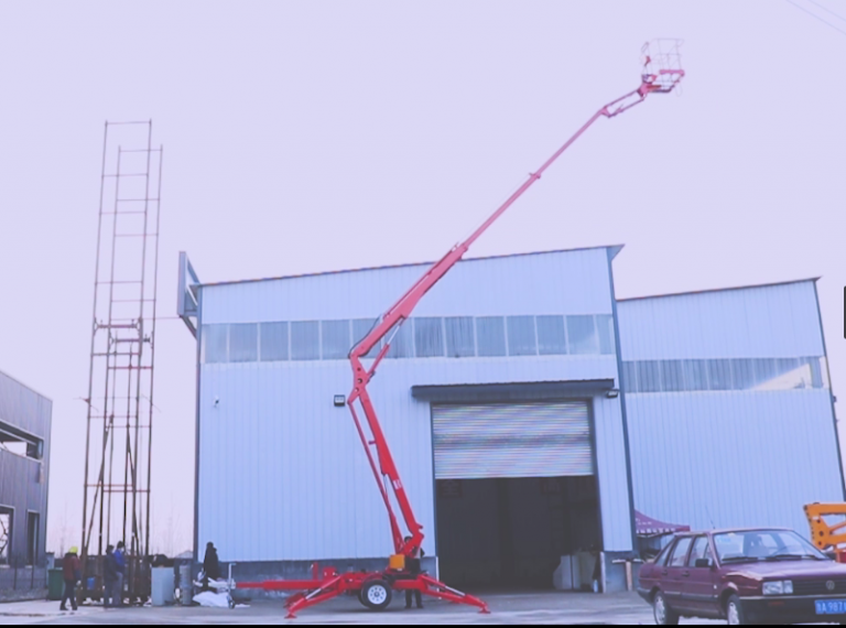 Read more about the article MORN LIFT Towable Boom Lift with Rotating Platform Speeds Up Your Aerial Work