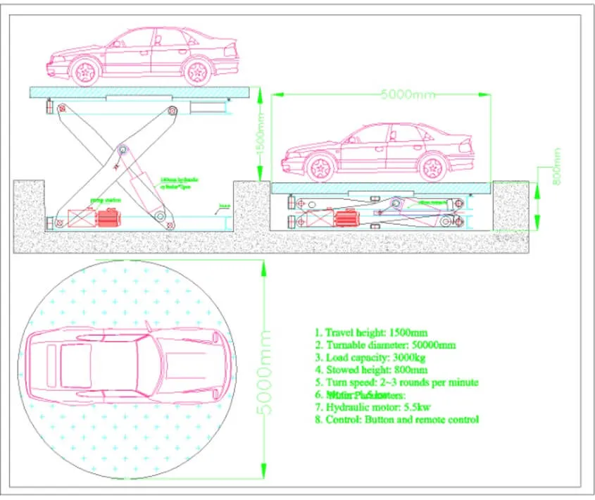 Car Turntable - MORN LIFT Car Turntable 3