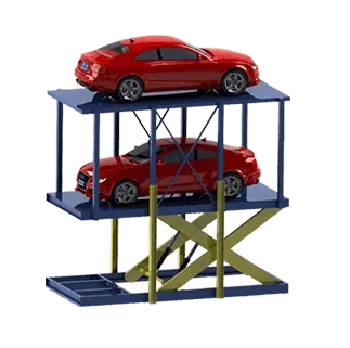 double deck scissor car lift