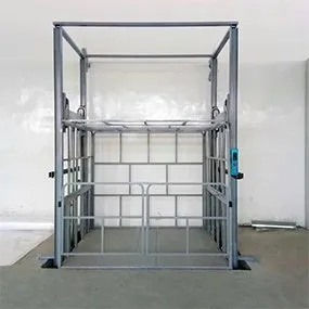Four post cargo lift - MORN LIFT four post cargo lift project - MORN LIFT (2)