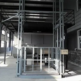 Four post cargo lift - MORN LIFT four post cargo lift project - MORN LIFT (3)