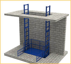 cargo lift 3D design